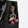 Crystal Cherry Keychain with Lobster Clasp