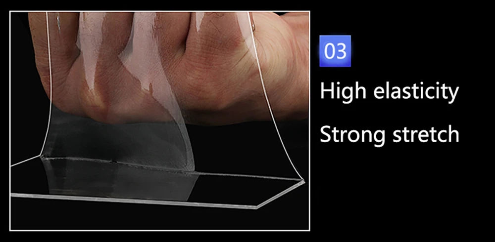 Reusable Nano Double-Sided Tape – Strong, Clear & Waterproof