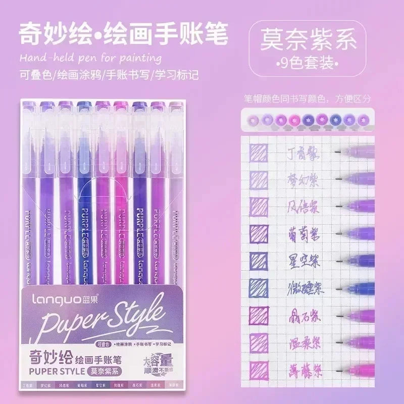 3D Embossed Acrylic Gel Pens - 6/144 Color Options