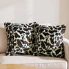 Leopard Print Throw Pillow Covers (Set of 2)
