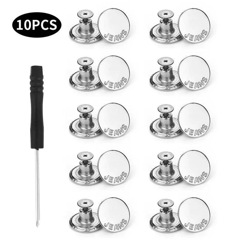 17mm Metal Snap Button Replacement Kit