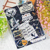 Cartoon Bow Design Insert Cards for Transparent Tablet Cases