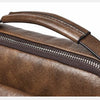 Vintage Leather Messenger Bag for Men – Classic Crossbody Shoulder Bag