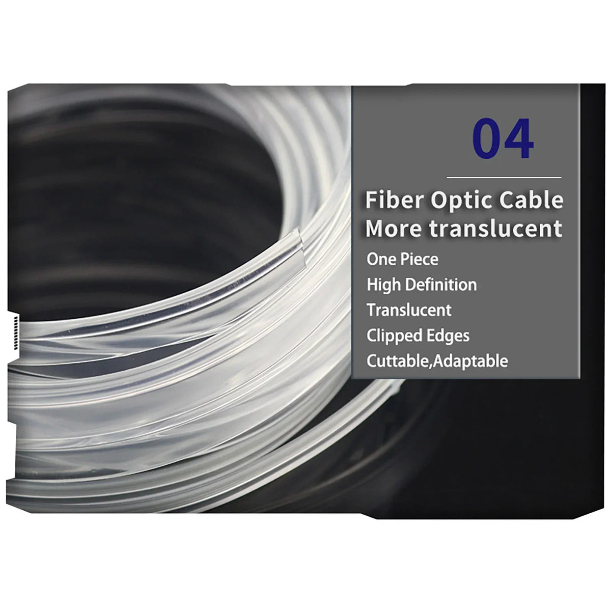 USB Fiber Optic RGB Ambient Light Strip with App Control