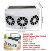 Solar-Powered Car Ventilation Fan with Rechargeable Battery
