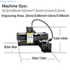 Compact Desktop Laser Engraver for Wood, Acrylic & Leather
