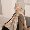 Gold Glitter Tassel Scarf