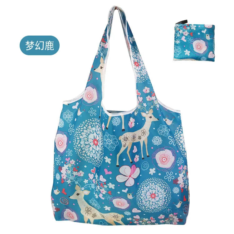 Large Foldable Reusable Shopping Tote Bag