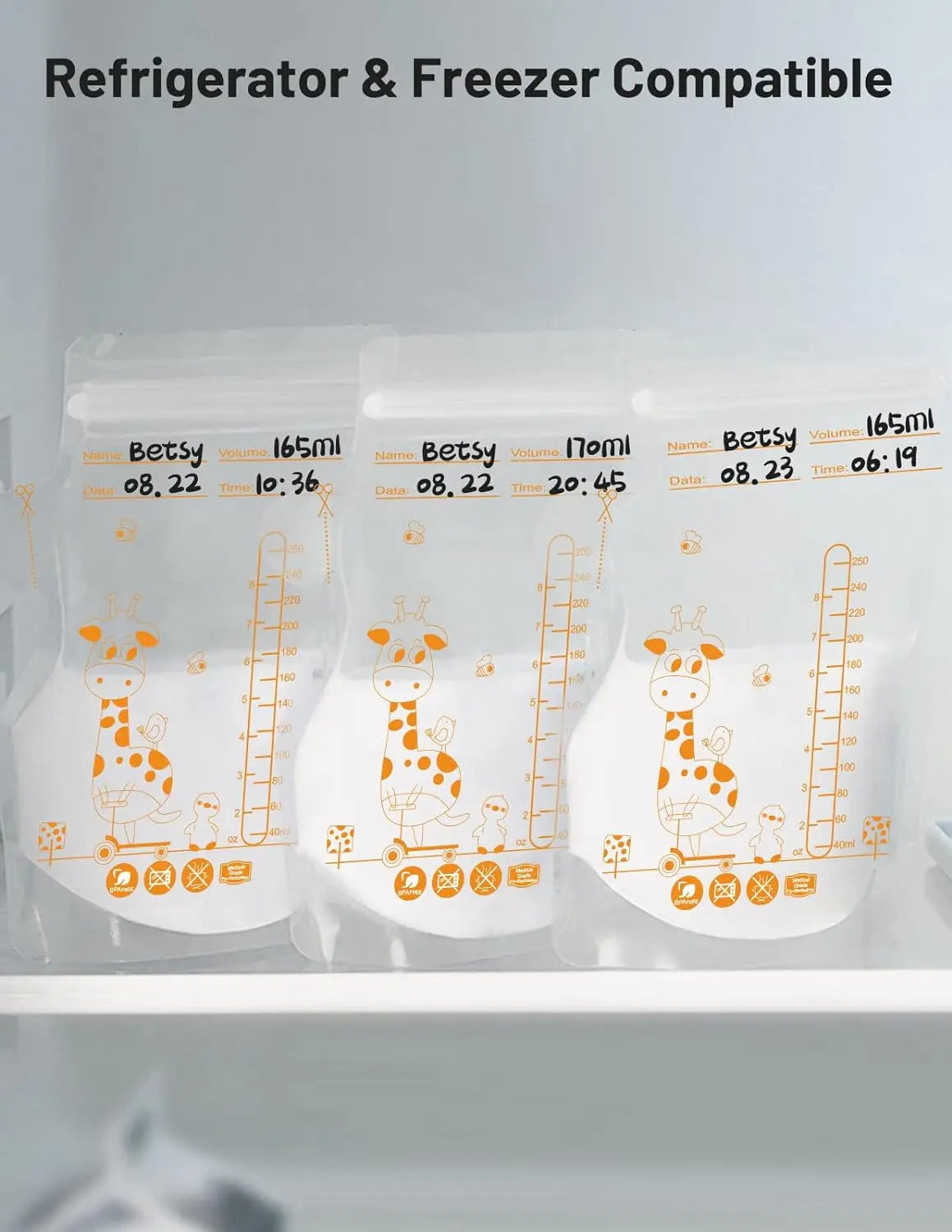 Self-Standing Breastmilk Storage Bags (30-Pack)