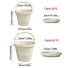 10L Foldable Camping Bucket with Sturdy Silicone Handle
