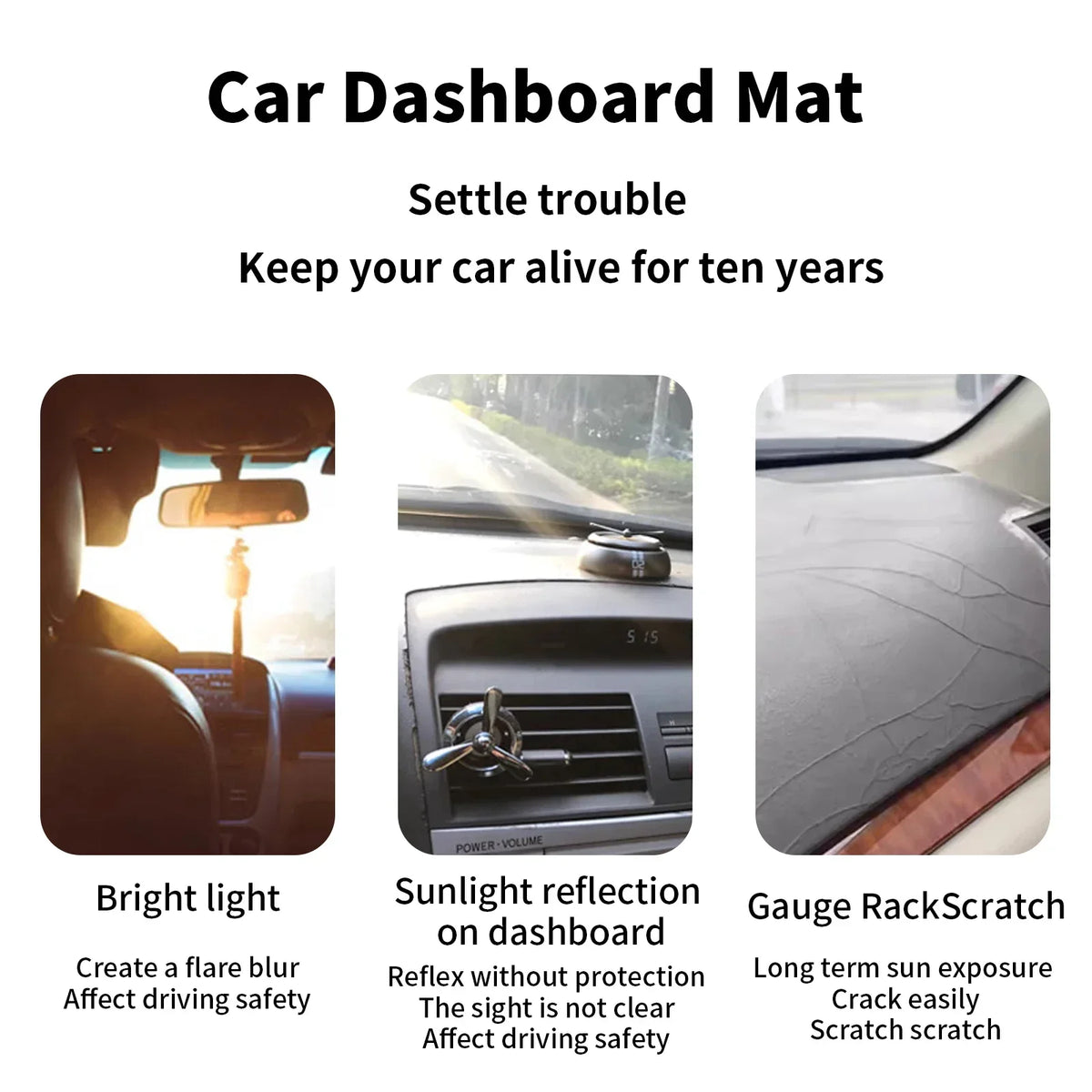 Custom Fit Dash Cover for Chevrolet Silverado 1999-2006