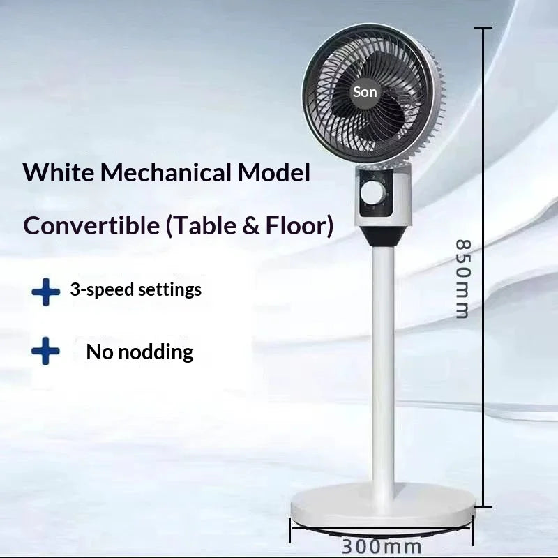 Oscillating Air Circulator Fan with Remote Control