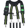 Work Suspenders with Detachable Phone Holder and Tool Belt Support