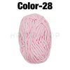 Soft Velvet Chenille Yarn for Knitting and Crochet – 2 Rolls