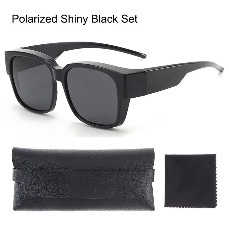 Oversized Polarized Fit-Over Sunglasses