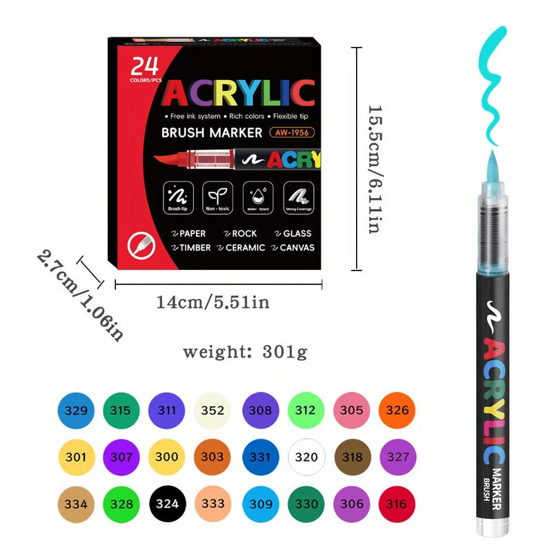Acrylic Marker Pen Set for Art & Craft