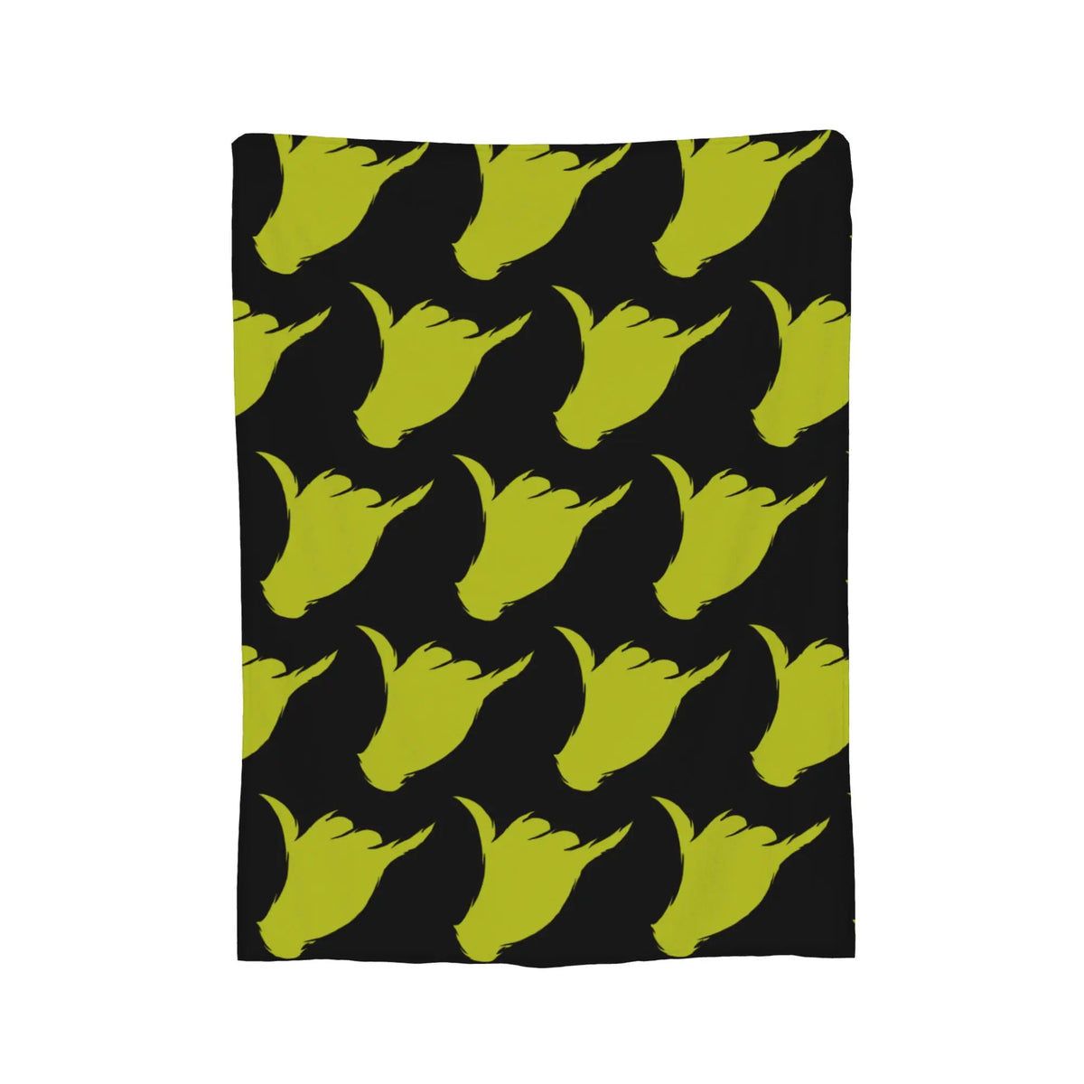 Grinch-Themed Coral Fleece Throw Blanket