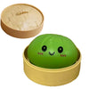 Juguete Antiestrés Squishy de Dumpling con Purpurina
