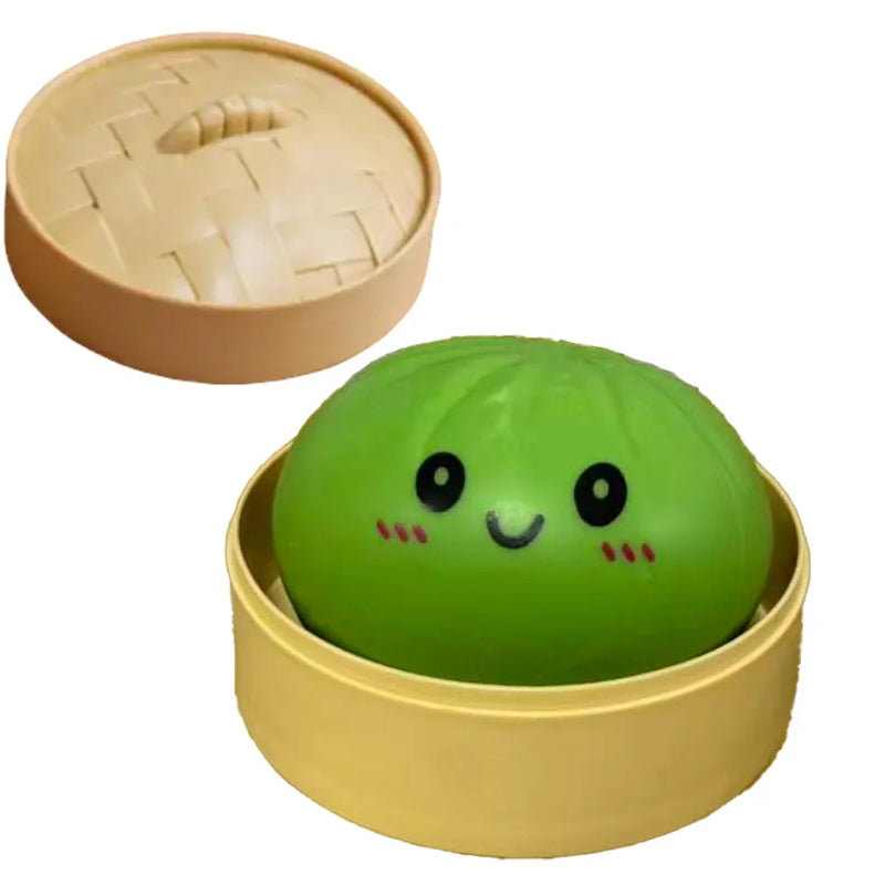 Juguete Antiestrés Squishy de Dumpling con Purpurina
