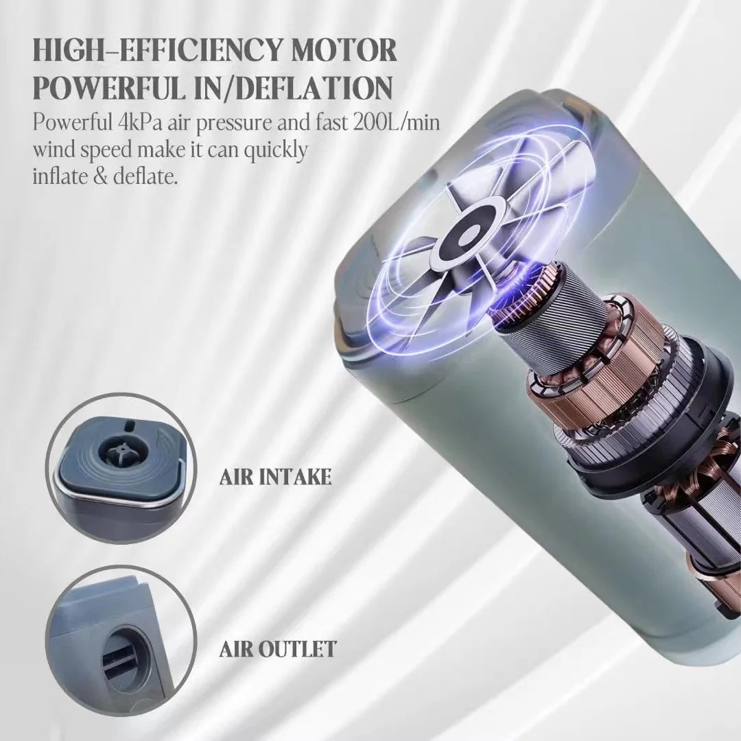 Pompe à Air Électrique Portable et Lampe de Camping