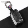 Carbon Fiber Car Key Case Cover for VW, SEAT & Skoda