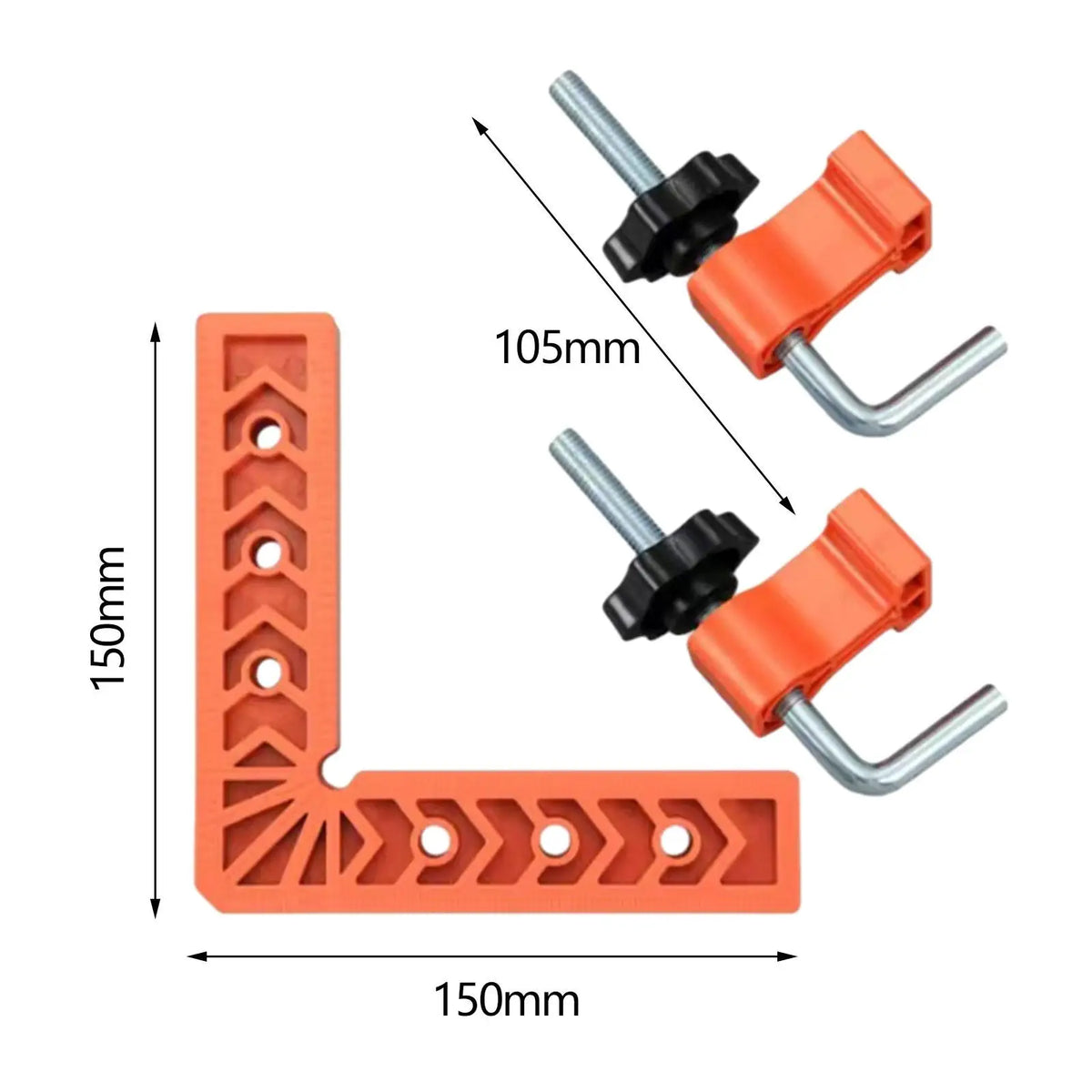 90° Corner Clamp Square for Woodworking Precision