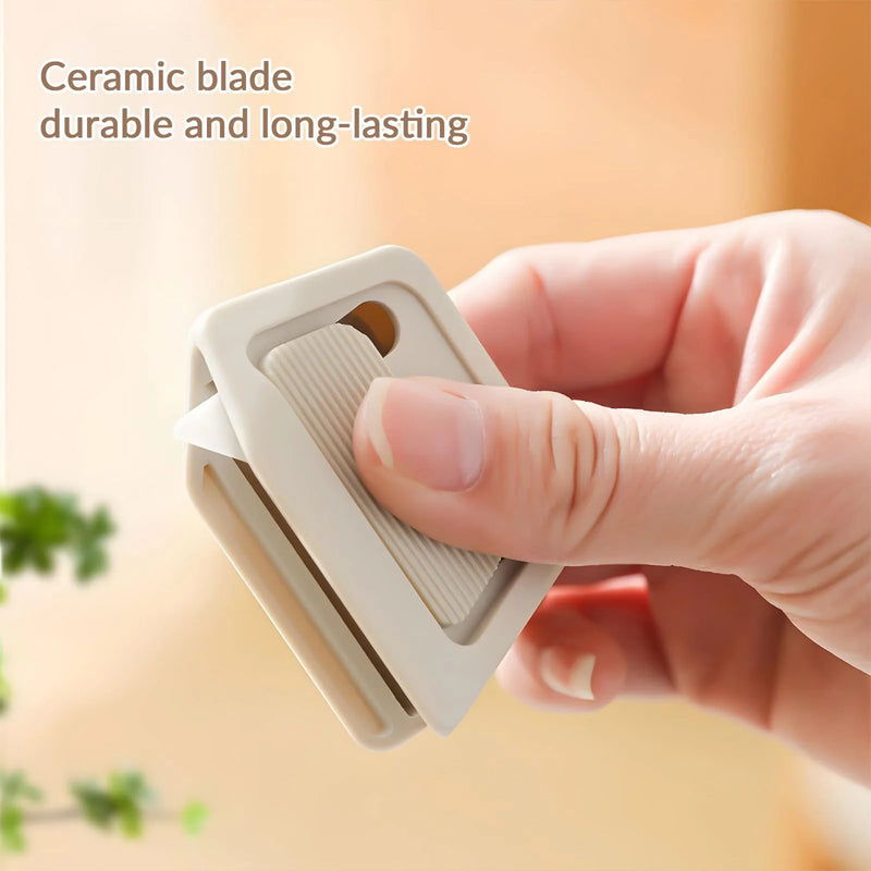 Magnetic Ceramic Utility Knife with Auto-Retracting Blade