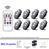 Rechargeable RGB LED Footwell Light with Remote