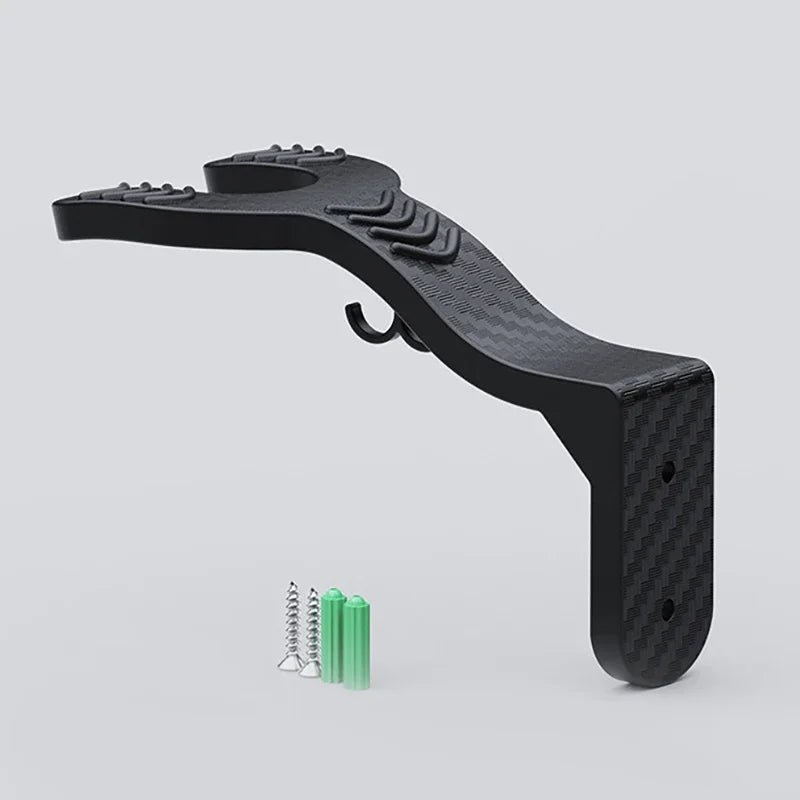 Minimalist Wall-Mounted Hook for Helmets, Bags & Keys