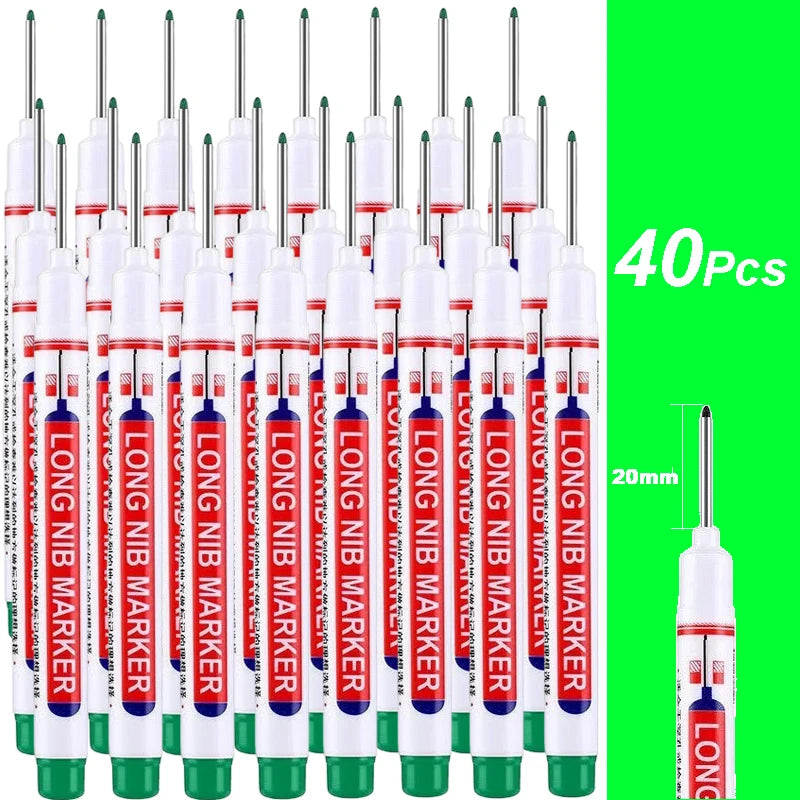 Waterproof Deep Hole Paint Markers for Metal & Woodworking