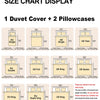 Botanical Leaf Print Duvet Cover Set with Pillowcases