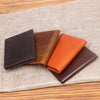 Vintage Slim Leather Card Holder Wallet for Men