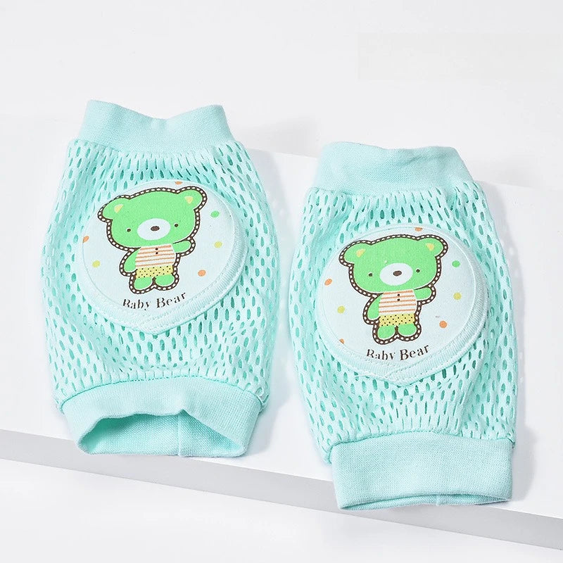 Soft Cotton Baby Knee Pads for Crawling