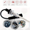 Automotive spark plug ignition tester with diagnostic gauge and various testing features