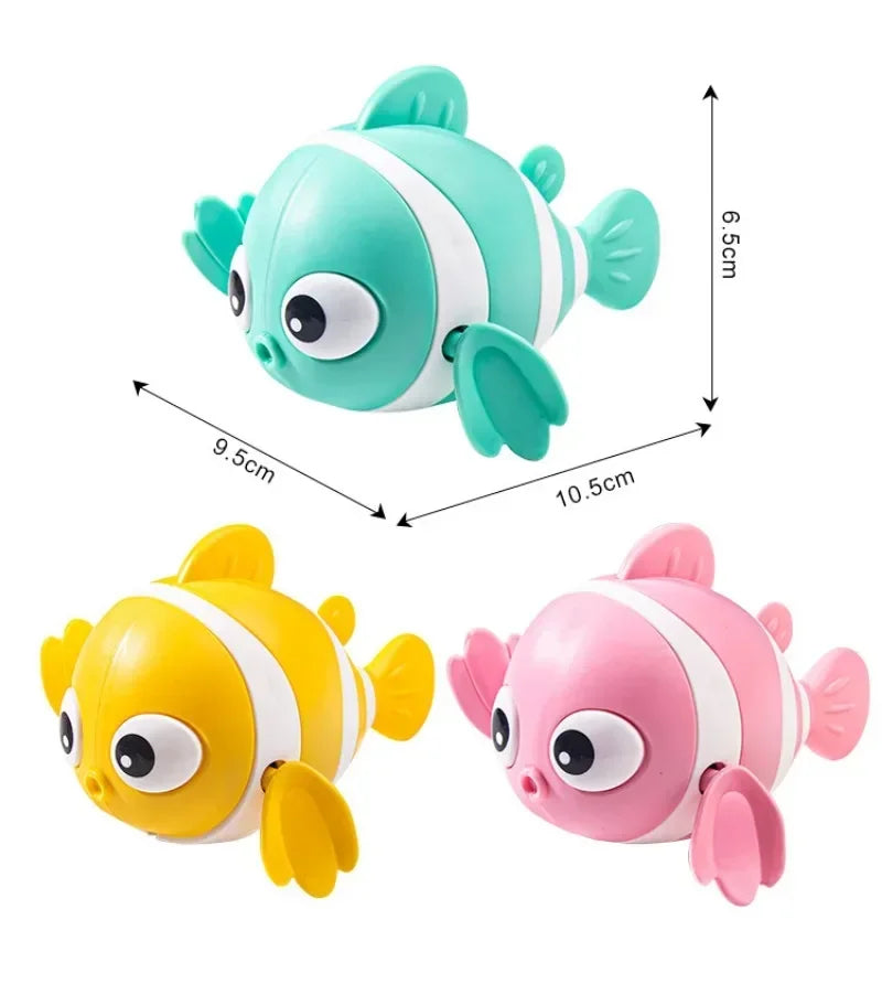Wind-Up Floating Clownfish Bath Toy