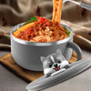 Insulated 1200ml Ramen Bowl with Lid and Utensils