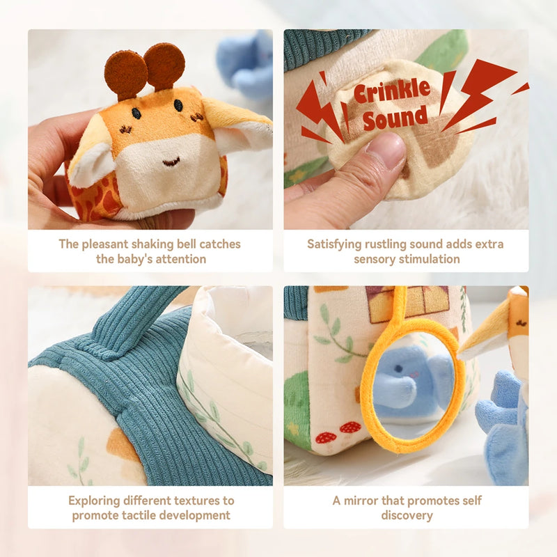 Musical Plush Farm Barn with Touch-Sensitive Animals