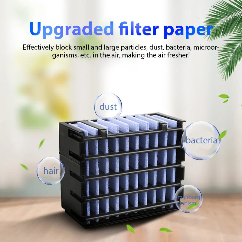 Enfriador de Aire Portátil para Escritorio con Humidificación