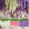 Artificial Wisteria Vine Garland for Wedding & Home Décor