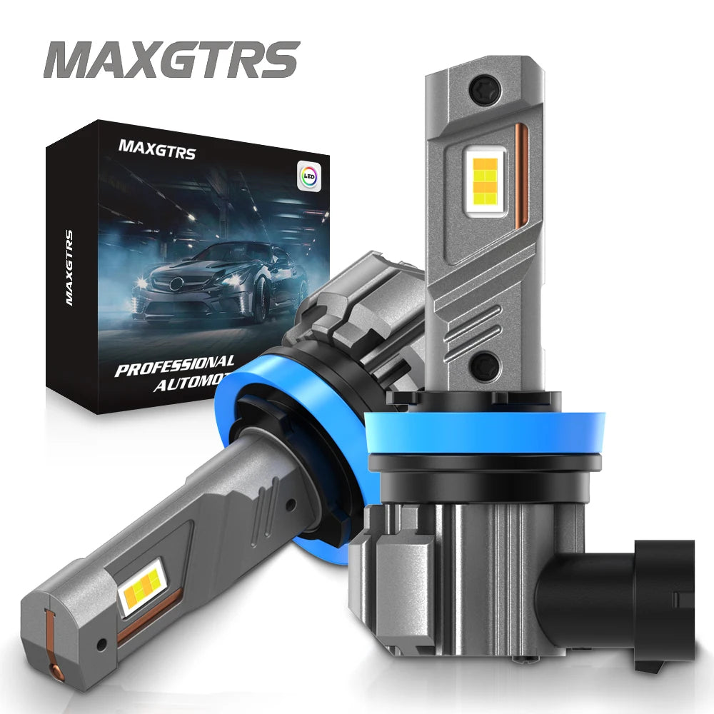 Dual-Color LED Headlight Bulbs with Fog Light Mode