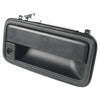 A black front exterior door handle assembly for Chevy, GMC, and Cadillac trucks and SUVs.