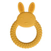 Baby Teething Gloves with Cartoon Bear Design