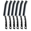 A set of black and white multifunctional crevice cleaning brushes.