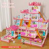 Enchanted Princess Castle DIY Dollhouse with LED Lights