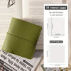 Mini Faux Leather Photo Album with 50 Transparent Pages