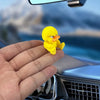 Grumpy Yellow Duck Garden Statue