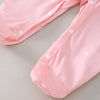 Newborn Baby Girls Footed Sleepers 3-Pack - Soft Long Sleeve Rompers with Adorable Patterns