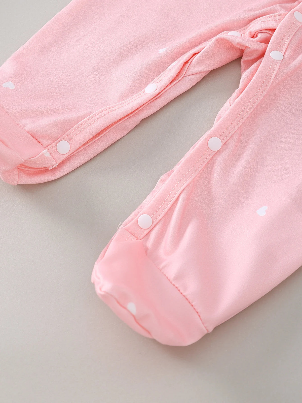 Newborn Baby Girls Footed Sleepers 3-Pack - Soft Long Sleeve Rompers with Adorable Patterns