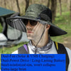 Solar-Powered Cooling Hat with Dual Fans