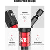 105° Right Angle Drill Attachment with Hex Shank Socket Adapter Set